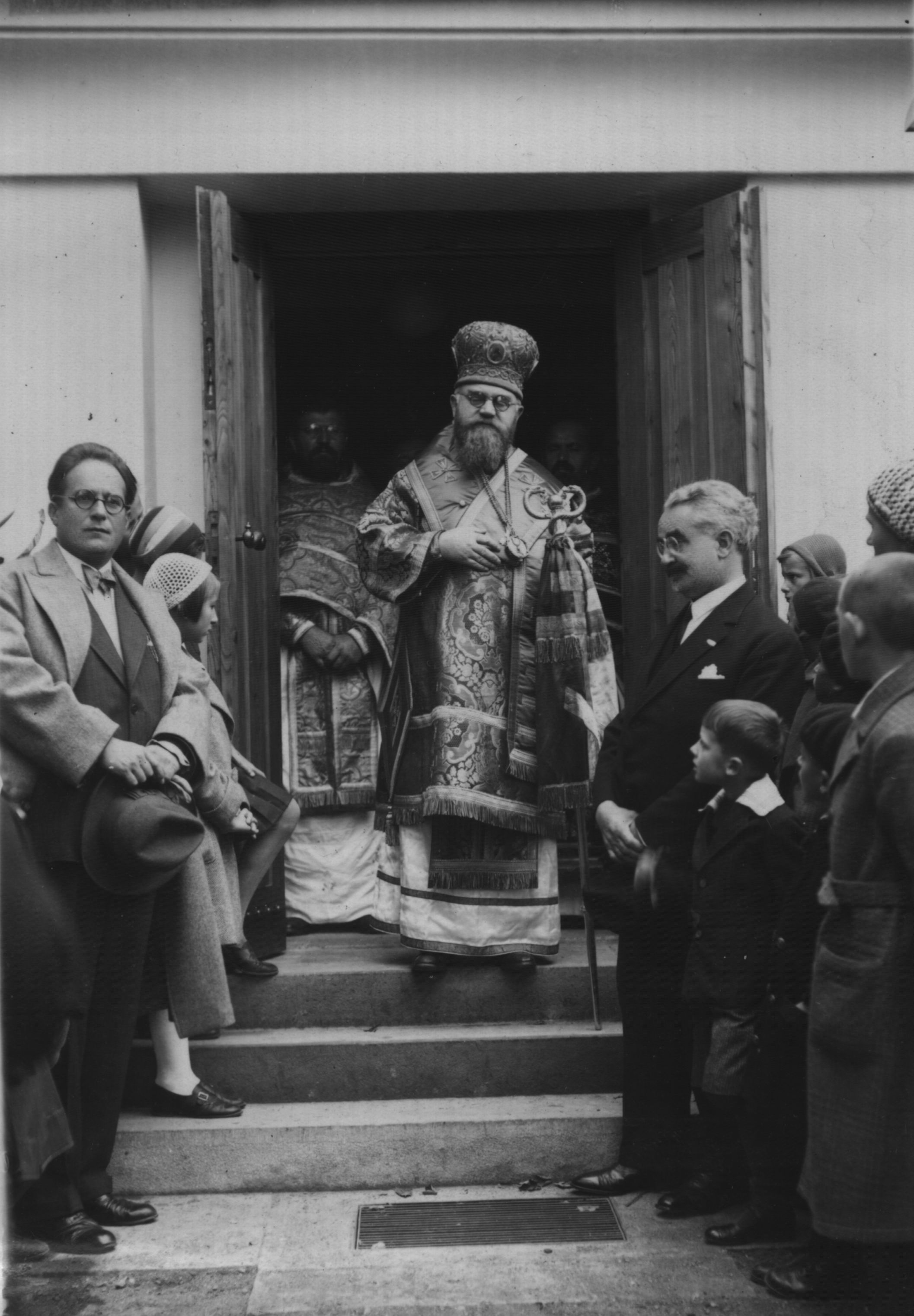 Biskup Gorazd při svěcení kaple sv. Jiljí v Josefově 28. září 1932
